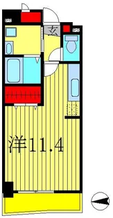 フローリッシュマンション【2階】の間取り