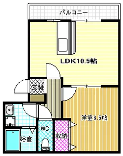エスポワール【2階】の間取り