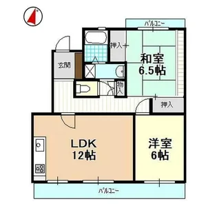 BEL・AIR佐鳴台【2階】の間取り