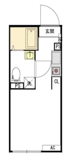 クレサージュ西新井【3階】の間取り