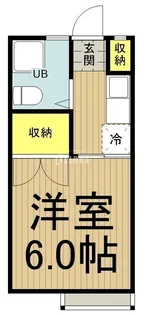 ささせハイム【1階】の間取り