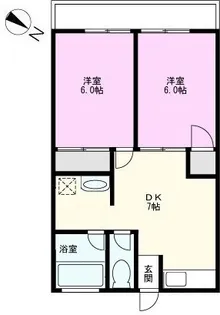 ファーストマンション【3階】の間取り