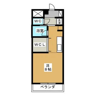 サンマルコ篠ノ井【2階】の間取り