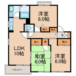 グランデージ【1階】の間取り