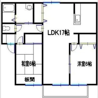 ソレイユ(山津屋)【2階】の間取り