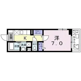 グランボヌール茗荷谷【3階】の間取り