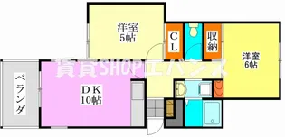 エーデルハイツ【1階】の間取り