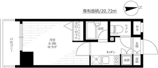 スパシエ練馬アヴィニティー【5階】の間取り