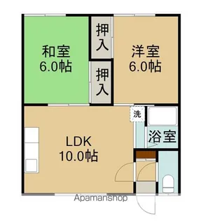 ハイツサンシャイン【2階】の間取り