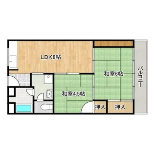 福永マンション【3階】の間取り