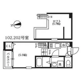 ハーモニーテラス黒門町【1階】の間取り