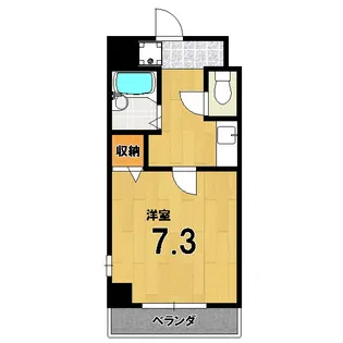 ラフォーレ聖護院【3階】の間取り