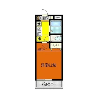 グリター川崎大師【2階】の間取り