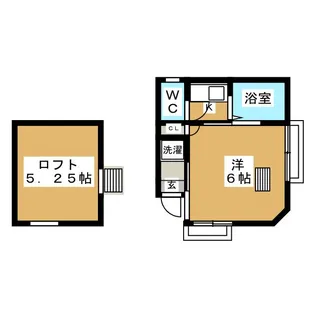 パールハイツ(高円寺北1)【1階】の間取り