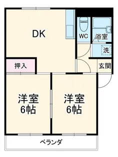 プレシャスナイン【1階】の間取り