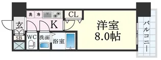 LIVIAZKOBESOLEIL(リヴィアスコウベソレイユ)【5階】の間取り