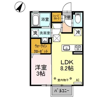 エルヴィータ【1階】の間取り