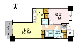 品川シーサイドビュータワー I【5階】の間取り