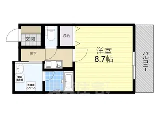 ヴェルデカーサ茨木【3階】の間取り