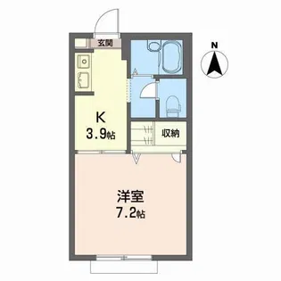 ソフトハーモニー A【2階】の間取り