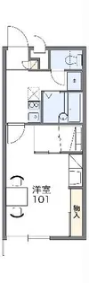 レオパレスリコメンド【1階】の間取り