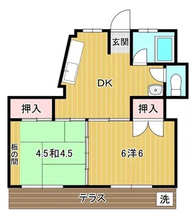正田ハイツ【1階】の間取り