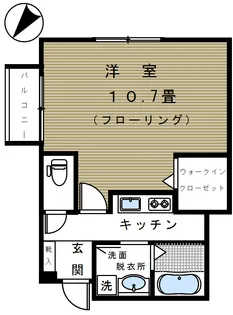 プルミエール駒沢【2階】の間取り