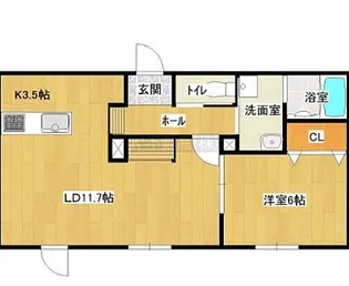 GRAND COURT B【2階】の間取り