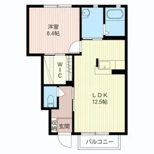 サニーコートダイドーL【1階】の間取り