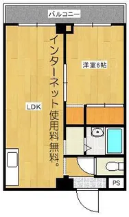 リージェント手越原【5階】の間取り