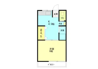 岩渕松鶴【3階】の間取り