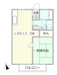 アネックス峯尾【2階】の間取り