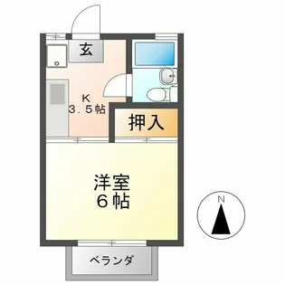 コスモスハウス【2階】の間取り