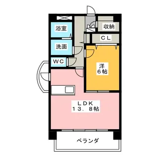 Bright First【4階】の間取り