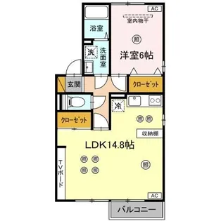 大黒屋【2階】の間取り