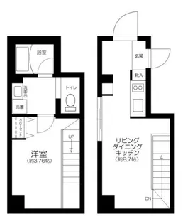 レクス目黒【1階】の間取り