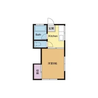 トーマアパート【2階】の間取り