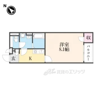 クレイノ葵【1階】の間取り
