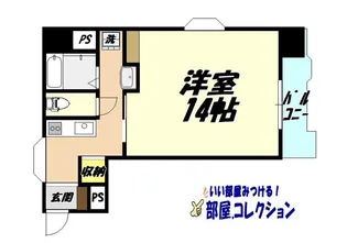 ヤングハイツシャトレ【3階】の間取り