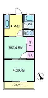 2Kの間取り画像