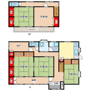 栃木県塩谷郡高根沢町大字花岡【一戸建】の間取り