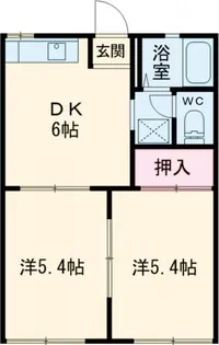 チェリーコーポ【2階】の間取り