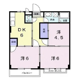 エリール藤【2階】の間取り