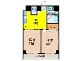 アネックス富士【3階】の間取り