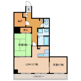 ティアラ神立【2階】の間取り