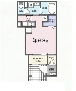 シンデンワン【1階】の間取り
