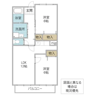 ホリゾーンアウローラ【2階】の間取り
