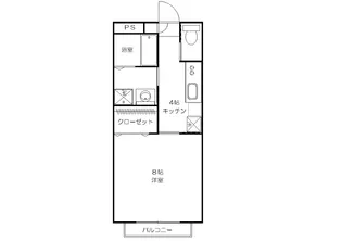 グレイスコートまほろば【2階】の間取り
