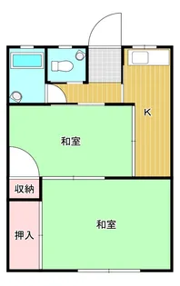 小橋アパート【2階】の間取り