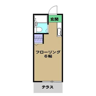 コーポハナブサ【2階】の間取り